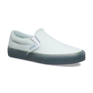 Vans Translucent Gum Slip-On • new W sz 8.5